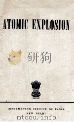 ATOMIC EXPLOSION   1956  PDF电子版封面    V. K. KRISHNA MENON'S STATEME 