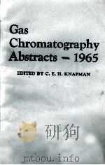 GAS CHROMATOGRAPHY ABSTRACTS 1965（1966 PDF版）