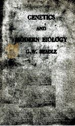 GENETICS AND MODERN BIOLOGY（1963 PDF版）