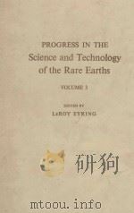 PROGRESS IN THE SCIENCE AND TECHNOLOGY OF THE RARE EARTHS VOLUME 3（1968 PDF版）