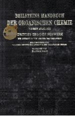 BEILSTEINS HANDBUCH DER ORGANISCHEN CHEMIE VIERTE AUFLAGE DRITTES ERGANZUNGSWERK NEUTER  BAND DRITTE（1971 PDF版）