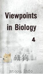 VIEWPOINTS IN BIOLOGY 4（1965 PDF版）