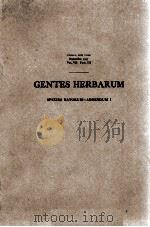 GENTES HERBARUM（1947 PDF版）