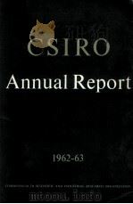 CSIRO FIFTEENTH ANNUAL REPORT   1963  PDF电子版封面     