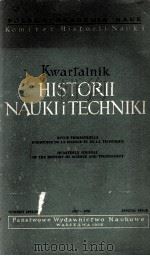 KWARTALNIK HISTORII NAUKLITECHNIKI     PDF电子版封面     