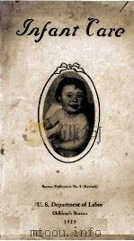 INFANT CARE BUREAU PUBLICATION NO.8(REVISED)（1923 PDF版）