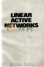 LINEAR ACTIVE NETWORKS   1970  PDF电子版封面    ROBERT SPENCE 