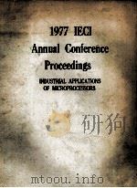 1977IECI ANNUAL CONFERENCE PROCEEDINGS     PDF电子版封面     