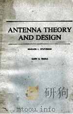 ANTENNA THEORY AND FESIGN     PDF电子版封面     