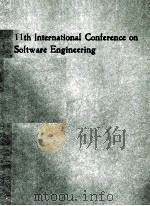 11TH LNTERNATIONAL CONGERENCE ON SOGTWARE ENGINEERING     PDF电子版封面     