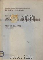 ASLE 37TH ANNUAL MEETING 1982     PDF电子版封面     