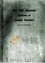 1986 IEEE INTERNATIONAL CONFERENCE ON CONSUMER ELECTRONICS     PDF电子版封面     