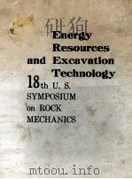 ENERGY RESOYRCES AND EXCAVATION TECHNOLOGY 18TH（ PDF版）