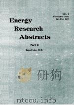 ENERGY RESEARCH ABSTRACTS PART 6（ PDF版）
