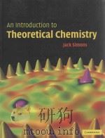 AN INTRODUCTION TO THEORETICAL CHEMISTRY JACK SIMONS（ PDF版）