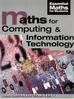 MATHS FOR COMPUTING AND INFORMATION TECHNOLOGY     PDF电子版封面  0582236541   