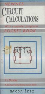 NEWNES CIRCUIT CALCULATIONS POCKET BOOK     PDF电子版封面  0750601957   