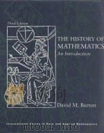 THE HISTORY OF MATHEMATICS:AN INTRODUCTION     PDF电子版封面  0070094659   