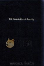 200 TOPICS IN CURRENT CHEMISTRY     PDF电子版封面     
