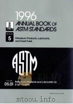 1996 ANNUALBOOK OF ASTMSTANDARDS VOLUME05.01     PDF电子版封面     