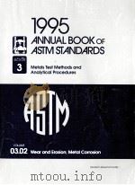 1996 ANNUALBOOK OF ASTMSTANDARDS VOLUME03.02     PDF电子版封面     