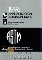 1996 ANNUALBOOK OF ASTMSTANDARDS VOLUME06.02     PDF电子版封面     