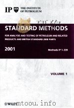 STANARD METHODS FOR ANALYSIS AND TESTING OF PETROLEUM AND RELATED PRODUCTS AND BRITISH STANDARD 2000（ PDF版）