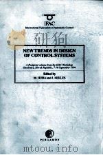 NEW TRENDS IN DESIGN OF CONTROL SYSTEMS（ PDF版）