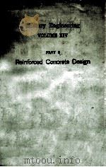 MILITARY ENGINEERING VOLUME XIV PART II REINFORCED CONCRETE DESIGN   1964  PDF电子版封面     