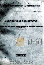 AGRICULTURAL METEOROLOGY（1972 PDF版）
