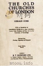 THE OLD CHURCHES OF LONDON   1942  PDF电子版封面    GERALD COBB 