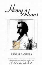 HENRY ADAMS   1989  PDF电子版封面  067438735X   