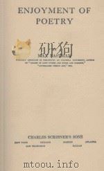 ENJOYMENT OF POETRY   1932  PDF电子版封面    MAX EASTMAN 