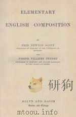 ELEMENTARY ENGLISH COMPOSITION   1902  PDF电子版封面     