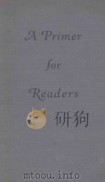 A PRIMER FOR READERS（1942 PDF版）