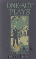 ONE-ACT PLAYS（1926 PDF版）