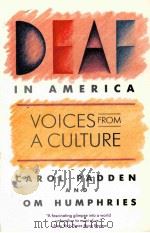 DEAF IN AMERICA     PDF电子版封面    CAROL PADDEN 