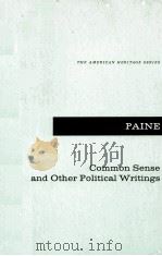 COMMON SESE AND OTHER POLITICAL WRITINGS     PDF电子版封面     