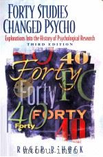 FORTY STUDIES THAT CHANGED PSYCHOLOGY     PDF电子版封面    ROGER R HOCH 