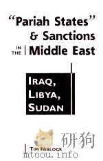 PARIAH STATES AND SANCTIONS IN THE MIDDLE EAST     PDF电子版封面     