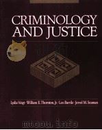 CRIMINOLOGY AND JUSTICE     PDF电子版封面     