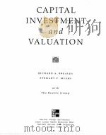 CAPITAL INCESTMENT AND VALUATION     PDF电子版封面     