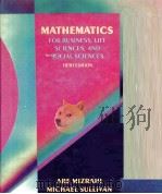 MATHEMATICS FOR BUSINESS LIFE SCIENCES AND SOCIAL SCIRNCES FIFTH EDITION     PDF电子版封面     
