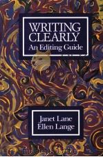 WRITING CLEARLY AN EDITING GUIDE     PDF电子版封面  0838438490   
