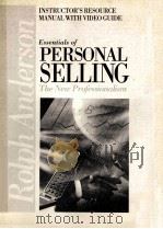 ESSENTIALS OF PERSONAL SELLING     PDF电子版封面     