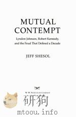 MUTUAL CONTEMPT JEFF SHESOL     PDF电子版封面     