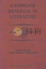 CAMBRIDGE READINGS IN LITERATURE BOOK ONE PART TWO   1931  PDF电子版封面    GEORGE SAMPSON 