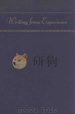 WRITING FROM EXPERIENCE A BOOK OF COLLEGE READINGS   1937  PDF电子版封面     