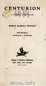 CENTURION   1939  PDF电子版封面    CLEVELAND L. WOODWARD 