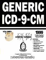 GENERIC OCD-9-CM 1999 VOLUMES 1 2 3     PDF电子版封面  0945501609   